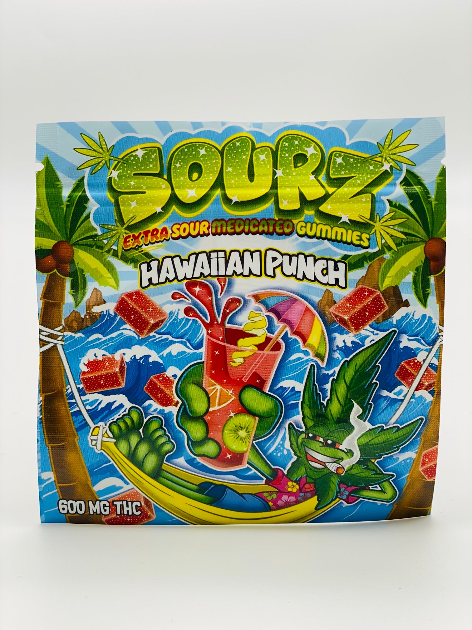50 Trolli Apple O 3.5-gram empty Mylar bags