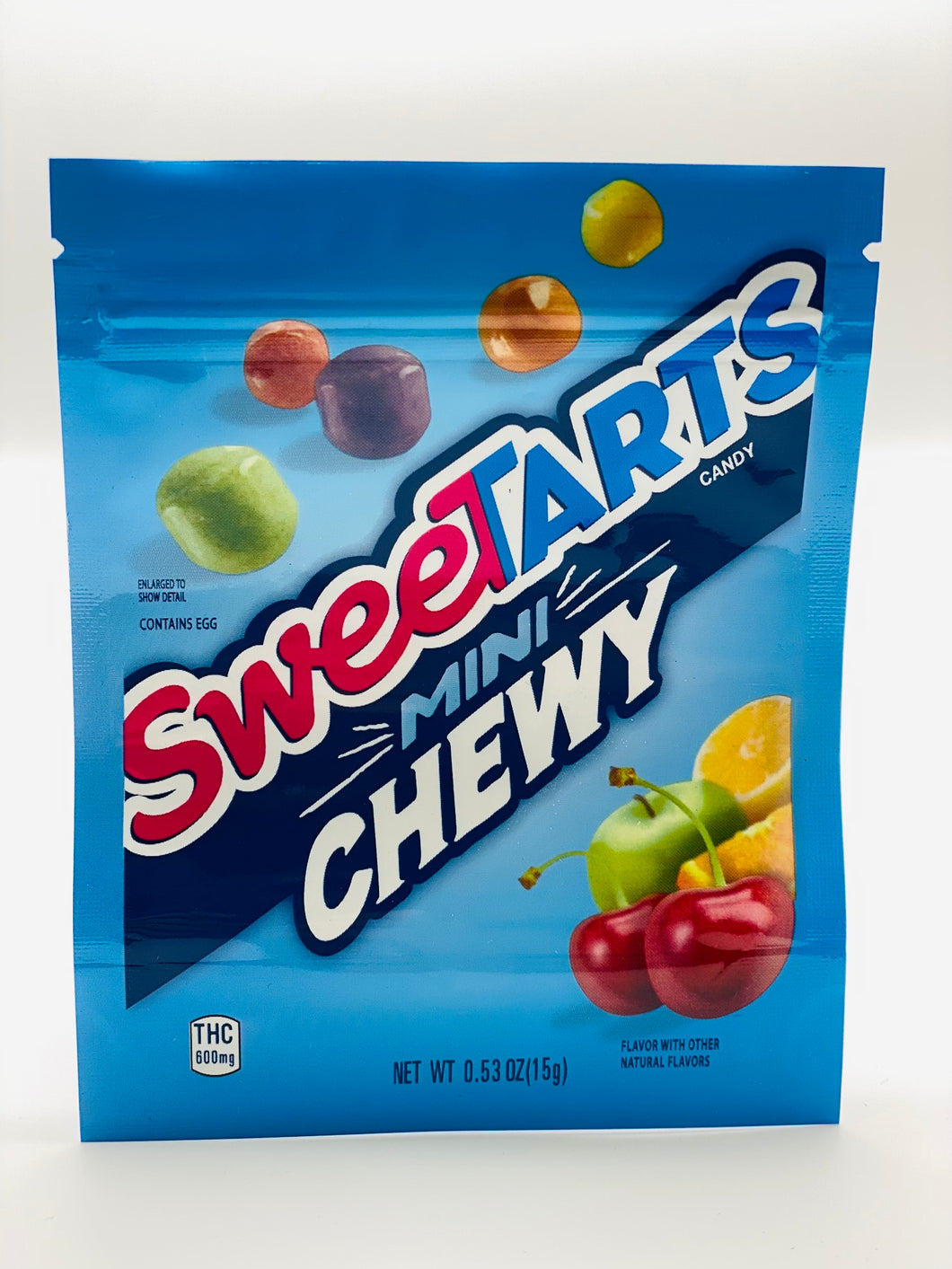 50 Sweet Tarts Chewy 3.5-gram empty Mylar bags