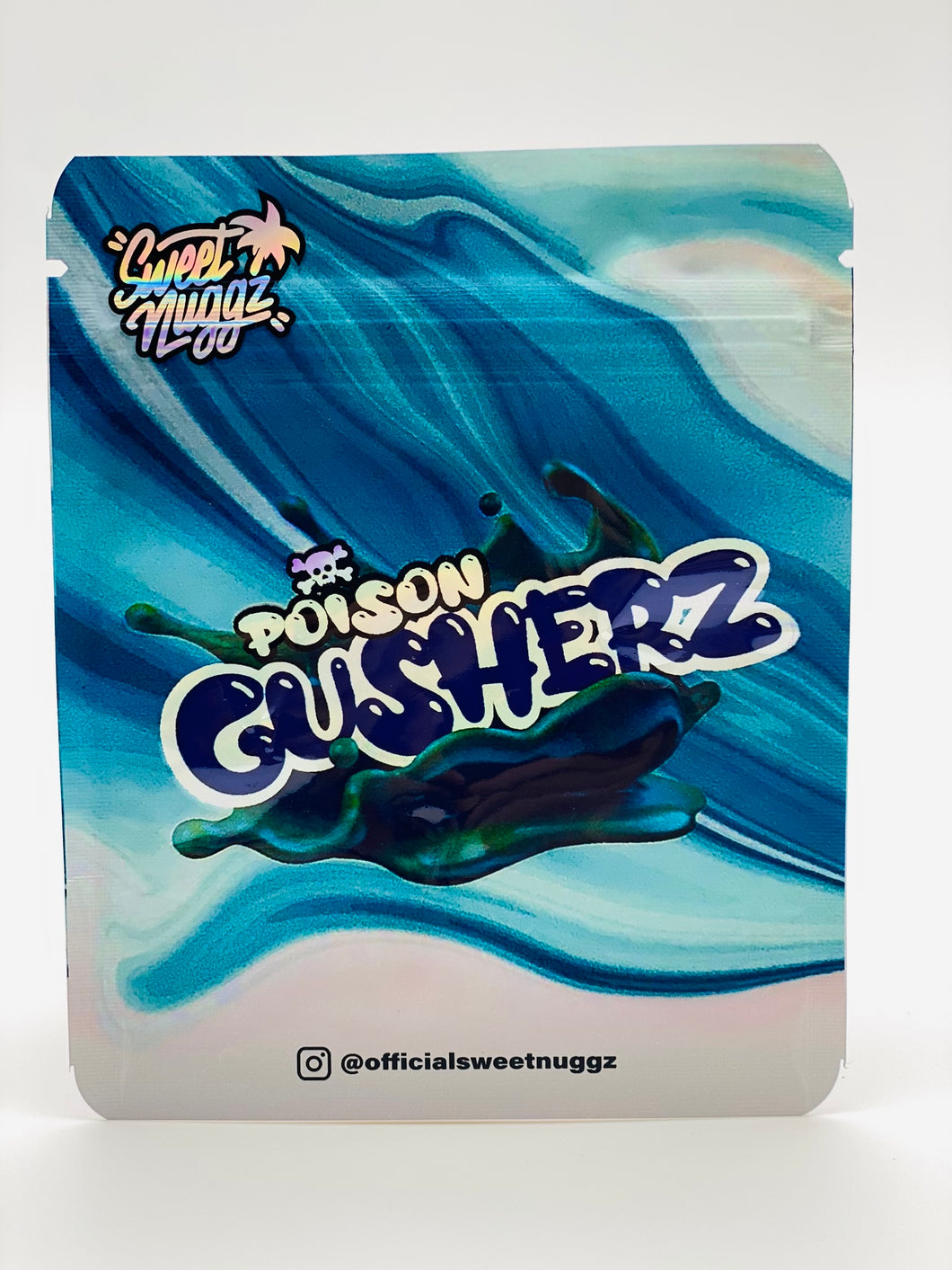 50 Gusherz 3.5-gram empty Mylar bags