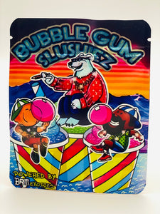 50 Bubble Gum Slushiez 3.5-gram empty Mylar bags.