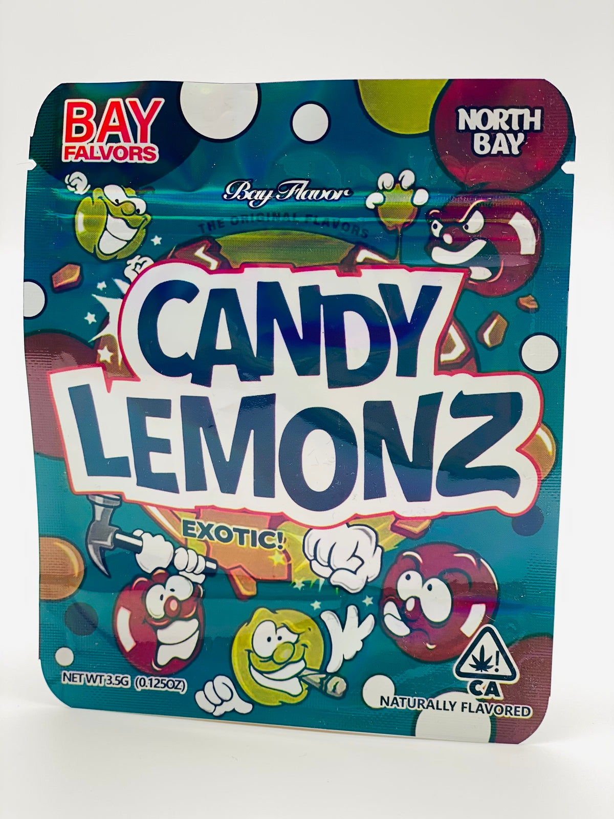 50 Candy Lemonz 3.5-gram empty Mylar bags – My mylarbag