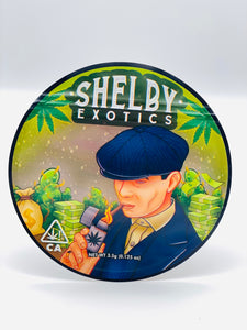 50 Shelby Exotic 3.5-gram empty Mylar bags