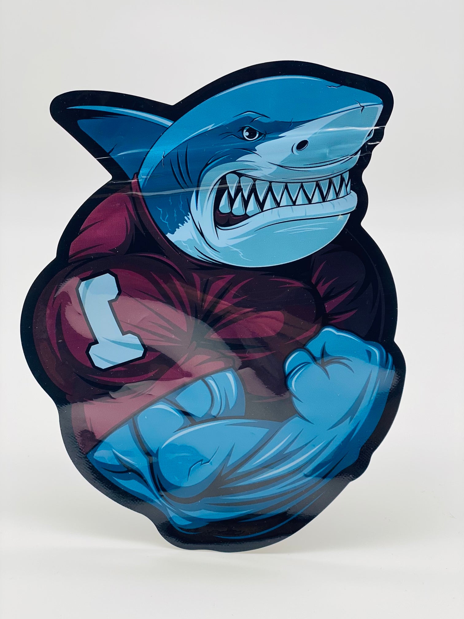 50 Shark 3.5-gram empty Mylar bags