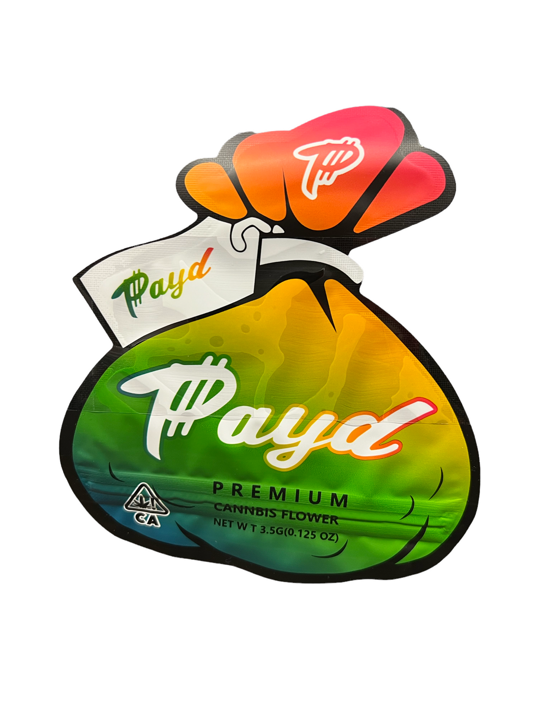 50 Payd Premium 3.5-gram empty Mylar bags