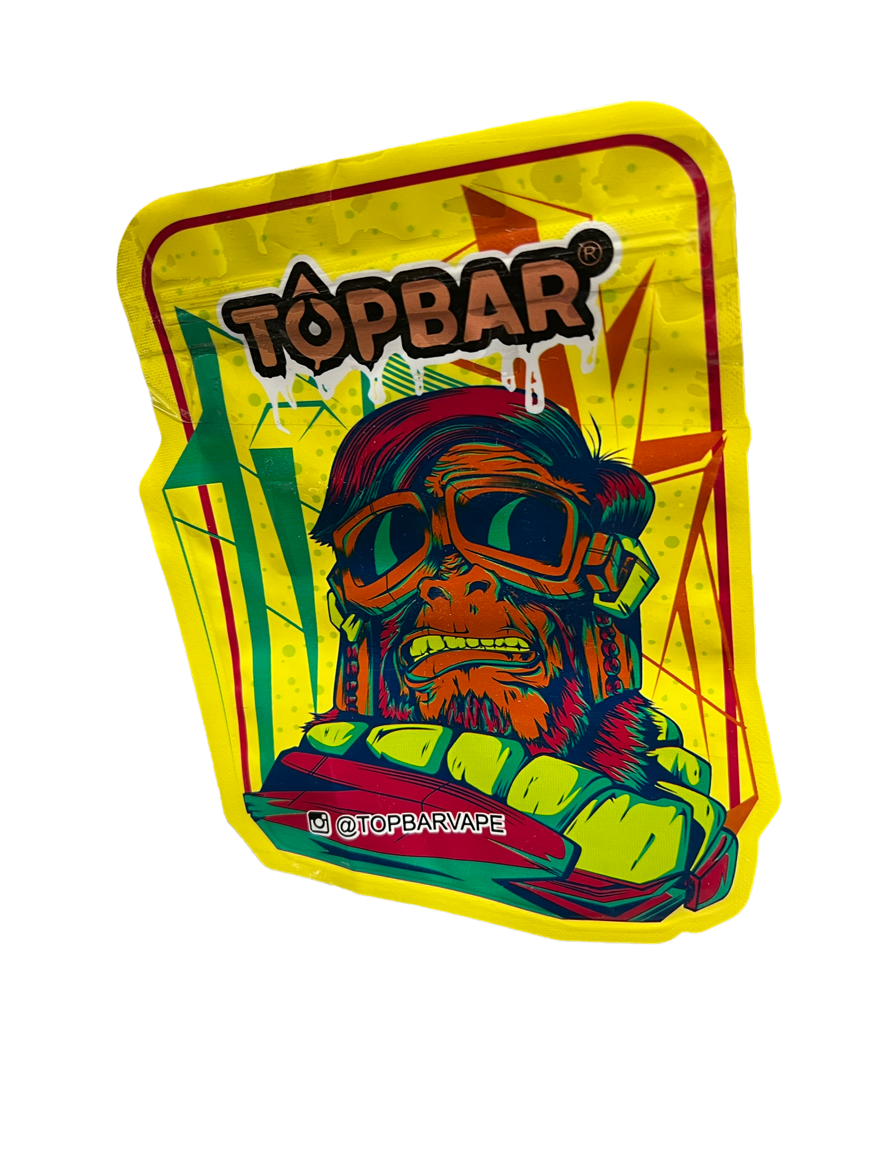 50 Topbar 3.5-gram empty Mylar bags