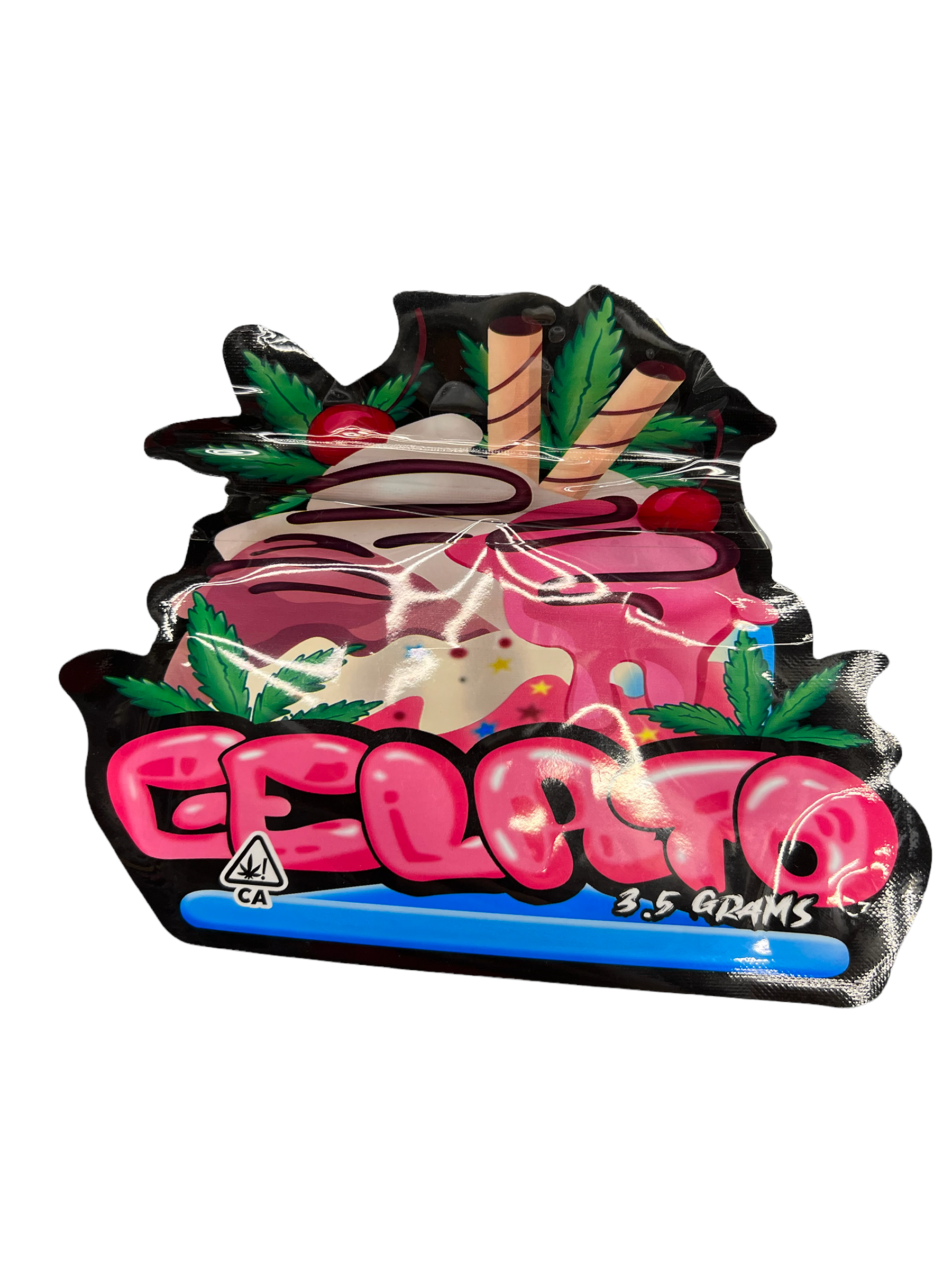 50 Gelato 3.5-gram empty Mylar bags