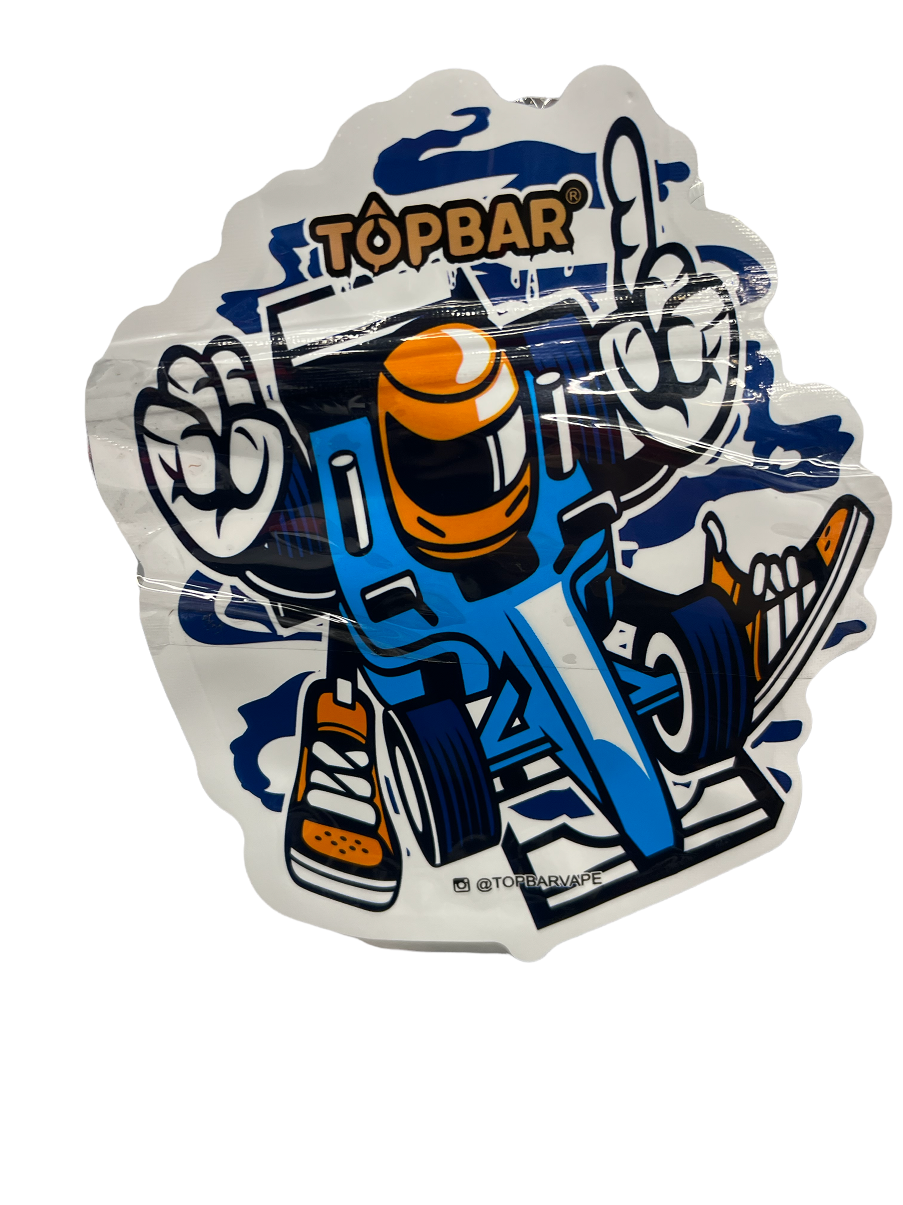 50 Topbar 3.5-gram empty Mylar bags