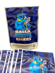 Balla Monsta Cookies Empty Bags 3.5 gram