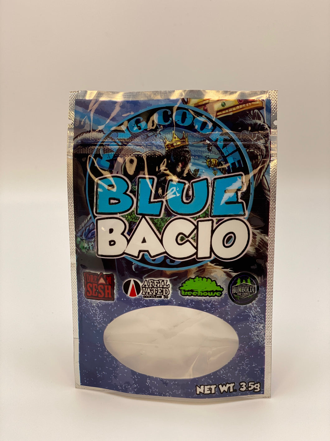 Blue Bascio Empty Bags 3.5 gram