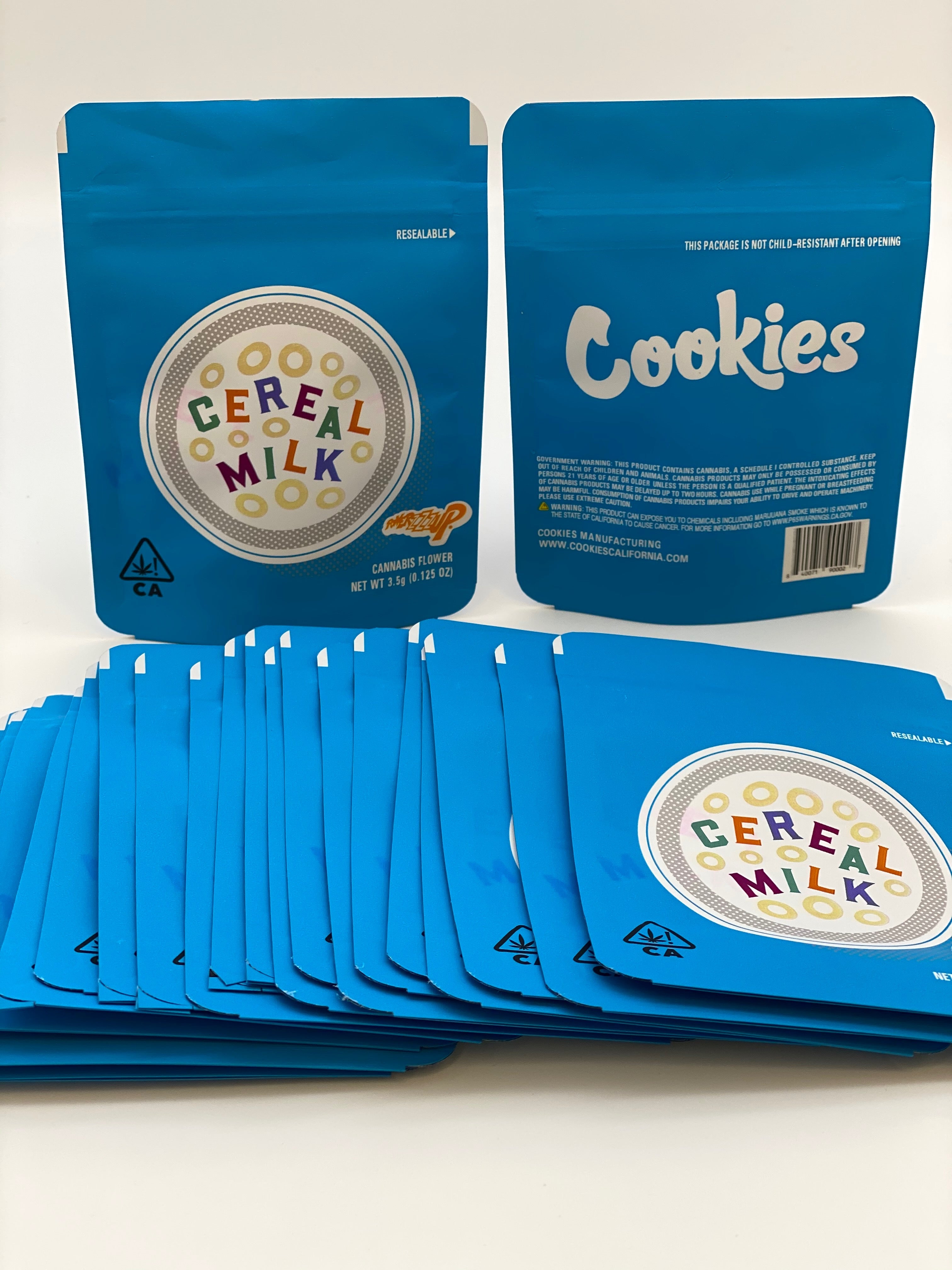 Cereal Milk 3.5 gram Empty Bags 3.5 gram