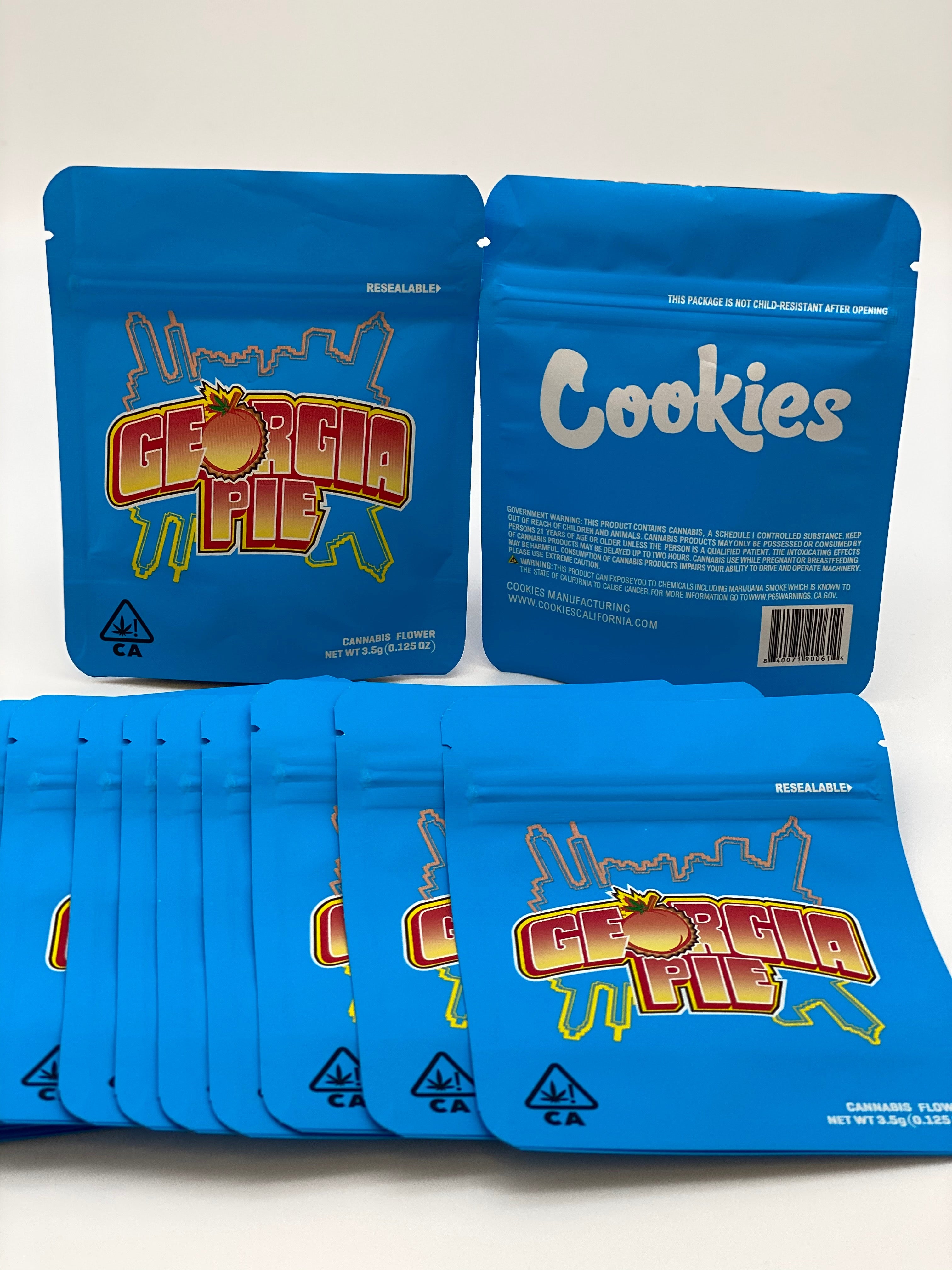 Georgia Pie Cookies Empty Bags 3.5 gram