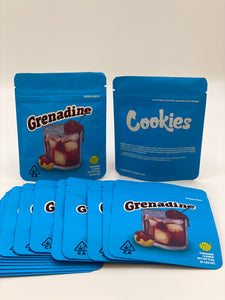 Grenadine Cookies Empty Bags 3.5 gram