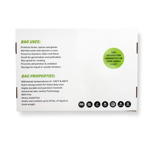 50 pack Smell Proof Turkey Oven Bags Size -19x 24.5 Inches