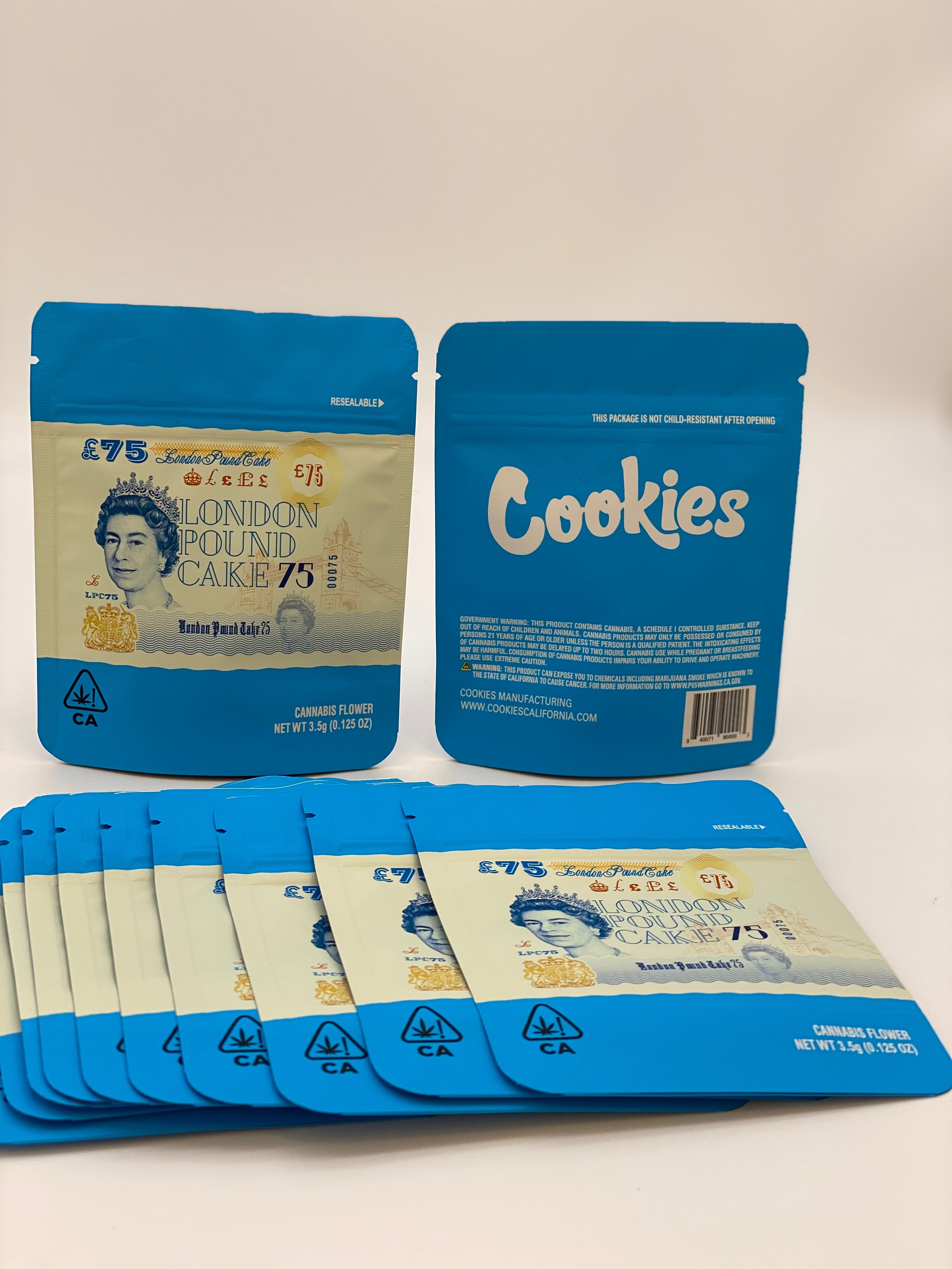 London Pound Cake Cookies 75 3.5 gram