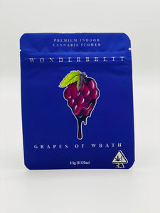 Wonder Brett Grapes Of Wrath Empty Bage 3.5 gram
